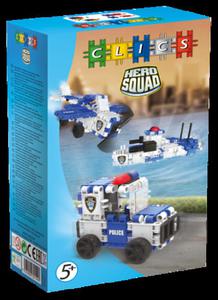 RC051 Klocki CLICS Hero Squad Police kartonik - 2832630139