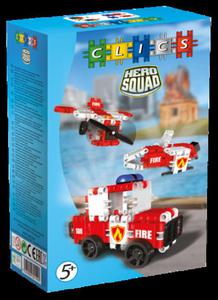 RC052 Klocki CLICS Hero Squad Fire Brigade kartonik - 2878735867