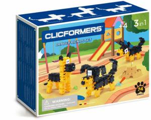 806003 Klocki CLICFORMERS Brave Friends black & yellow - 2861439757