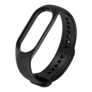 Zamienna silikonowa opaska pasek bransoletka do Xiaomi Mi Band 7 czarna - 2871077695