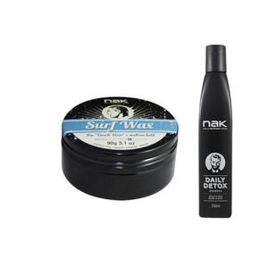 Surf Wax 90g, Wosk Styluzujcy i Matujcy Do Wosów + Szampon Daily Detox 250ml