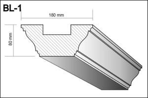 BL-1 profil dekoracyjny do wntrz - 2238584480
