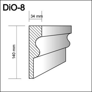 DIO-8 - profil  drzwiowy i okienny,  sztukateria gzymsy - 2238584287