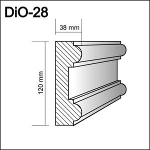 DIO-28  - profil  drzwiowy i okienny,  sztukateria gzymsy - 2238584294