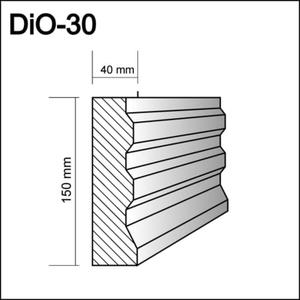 DIO-30    - profil  drzwiowy i okienny,  sztukateria gzymsy - 2238584273