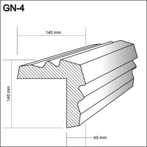 GN-4  - gzyms naronikowy, gzymsy sztukateria - 2238584380