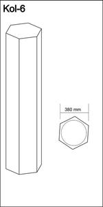 KOL-6 - trzon kolumny, gzymsy sztukateria - 2238584316