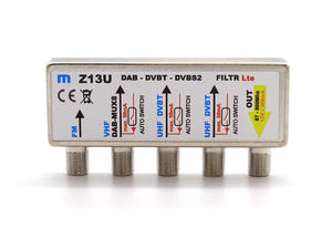 Zwrotnica antenowa MEZON Z13U, FM/VHF/UHF/UHF + DC - 2858729376