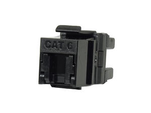 Wtyk KEYSTONE RJ45 CAT.6 UTP Solarix SXKJ-6-UTP-BK-NA, do kleszczy - 2858729743