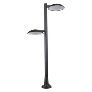 Lampa ogrodowa PIOMBINO 2x12W LED czarna Italux 669150/BK-9 - 2861620340