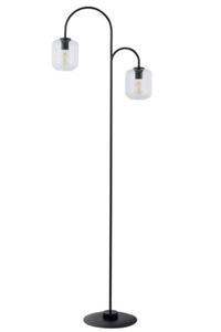 Lampa podogowa SHINE 2x60W E27 czarna transparentny klosz Sigma 50256 - 2862960210