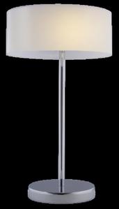 Lampka stoowa ANTILA chrom biay abaur 50 cm DRS8006/1D 8C - 2863328840