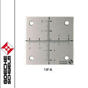 Tarcza aluminiowa 50x50mm z podziak milimetrow GOECKE - 2101956539