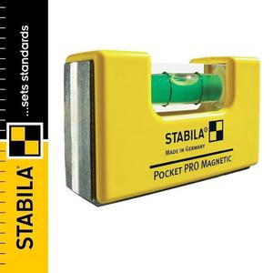 Poziomica kieszonkowa magnetyczna POCKET PRO MAGNETIC STABILA + Uchwyt transportowy - 2869065103