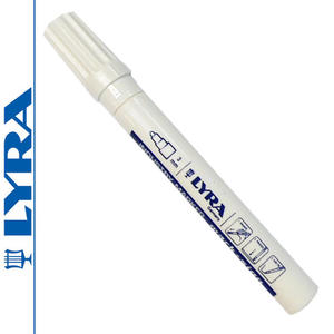 10x Marker permanentny INDUSTRY - biay LYRA - 2869581985