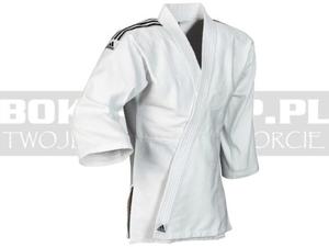 350gsm - Judoga juniorska Adidas CLUB White-Black - 2823655266