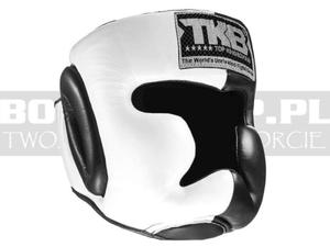 Kask sparingowy TOP KING Extra Coverage Black-White - TKHGEC-122 - 2850896368