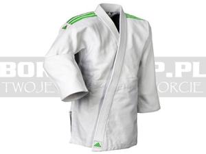 690gsm - Judoga Adidas QUEST White-Green - 2859793949