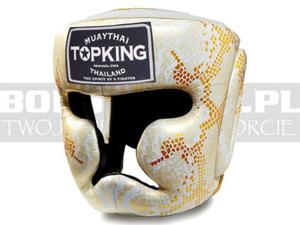 Kask Bokserski TOP KING Snake White-Gold - TKHG-SNAKE - 2852547568