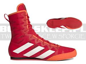 Buty bokserskie ADIDAS BOX HOG 4 Vivid Red -GW1403 - 2870326347