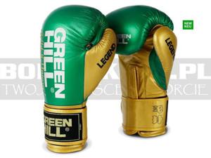 Rkawice Bokserskie GREEN HILL Legend Platinum -BGLP-2246 green-gold - 2873000548