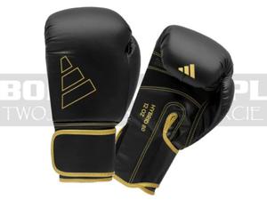 Rkawice bokserskie Adidas Hybrid 80 black-gold -ADIH80 - 2878468033