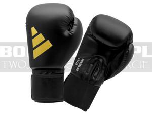 Rkawice bokserskie Adidas Speed 50 Black-Gold - ADISBG50 - 2878468036