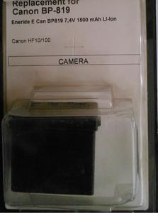 Akumulator do kamer Eneride E Canon BP-819 1500mAh - 2838517644