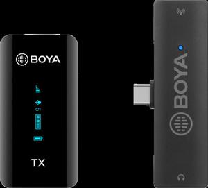 Boya BY-XM6-S5 - 2.4GHz Dual-channel Wireless Microphone for Type-C devices 1+1 - 2871924059