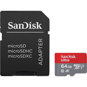 KARTA SANDISK ULTRA ANDROID microSDXC 64 GB 140MB/s A1 Cl.10 UHS-I + ADAPTER - 2871924116