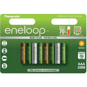 PANASONIC ENELOOP BOTANIC R03/AAA 750 mAh - 8 szt blister* - 2871924171