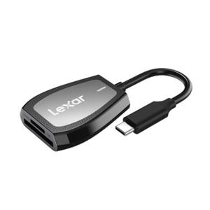 Lexar Cardreader Professional USB-C Dual-Slot Reader, support SD and microSD UHS-II cards * - 2871924201