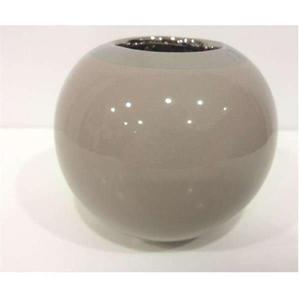 wiecznik ceramiczny kula cappuccino H: 11,5 cm