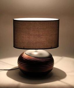 Lampa ceramiczna z abaurem 37,5x30x21 CM - 2855275373