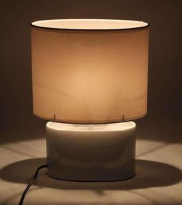 Lampa ceramiczna biaa 34,5x25,5x16 CM - 2855275378