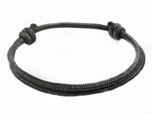 Bransoletka PARACORD wspinaczka, survival - GRAFITOWA SZARA 3 mm - 2878829571