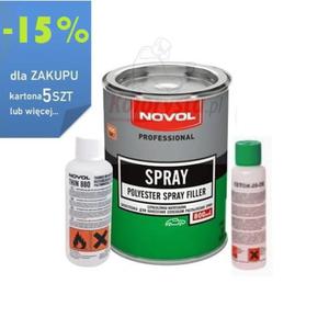 SPRAY - Szpachlwka natryskowa - 1201 - NOVOL - KPL- 1,2KG - 2835564121