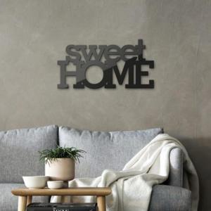 Napis na cian 3D dekoracyjny plexi - Sweet home - 2868432745