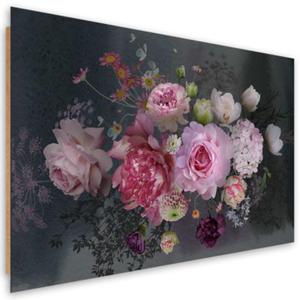 Obraz Deco Panel, Bukiet kwiatw vintage - 90x60 - 2873865064