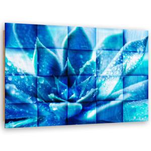 Obraz Deco Panel, Niebieski kwiat - 60x40 - 2873867287