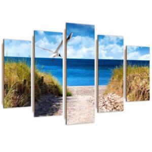 Obraz picioczciowy Deco Panel, Powitanie morza - 150x100 - 2869650179