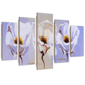 Obraz picioczciowy Deco Panel, Trzy kwiaty - 200x100 - 2869650222