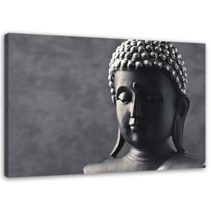 Obraz na ptnie, Budda na szarym tle - 120x80 - 2869650879