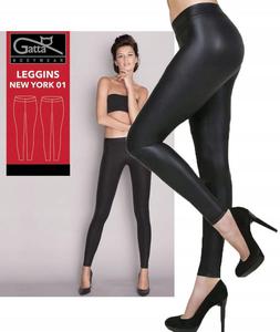 Gatta New York 01 LEGGINSY eco skra CZARNY r. XL - 2873530011