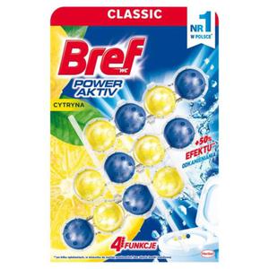 BREF POWER ACTIV Kostka do WC LEMON 3x50g - 2871228288