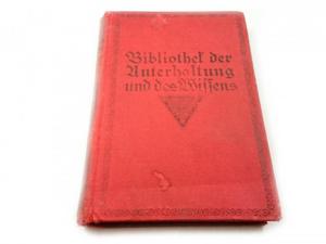 BIBLIOTHEK DER UNTERHALTUNG UND DES WISSENS 1915 - 2869166654