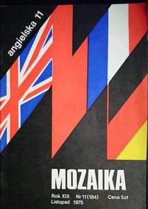 MOZAIKA ANGIELSKA 11 ROK XIX NR 11 (184) LISTOPAD 1975 - 2869177662