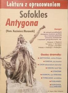 LEKTURA Z OPRACOWANIEM. SOFOKLES ANTYGONA - 2869178919