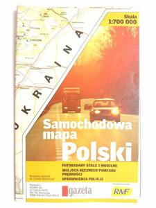 SAMOCHODOWA MAPA POLSKI SKALA 2007 1: 700 000 - 2869184732