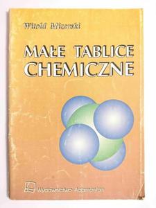 MAE TABLICE CHEMICZNE - Witold Mizerski 1993 - 2869185002